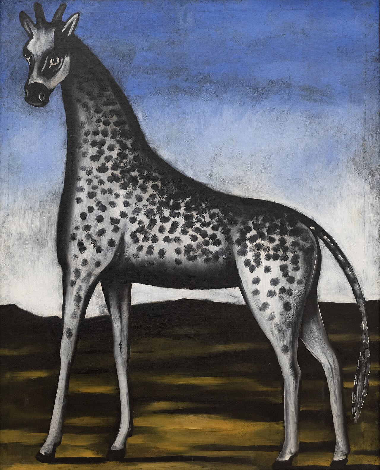 Giraffe by Niko Pirosmani