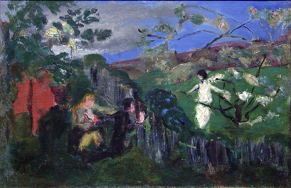 Landscape with Figures by Nikolai Astrup