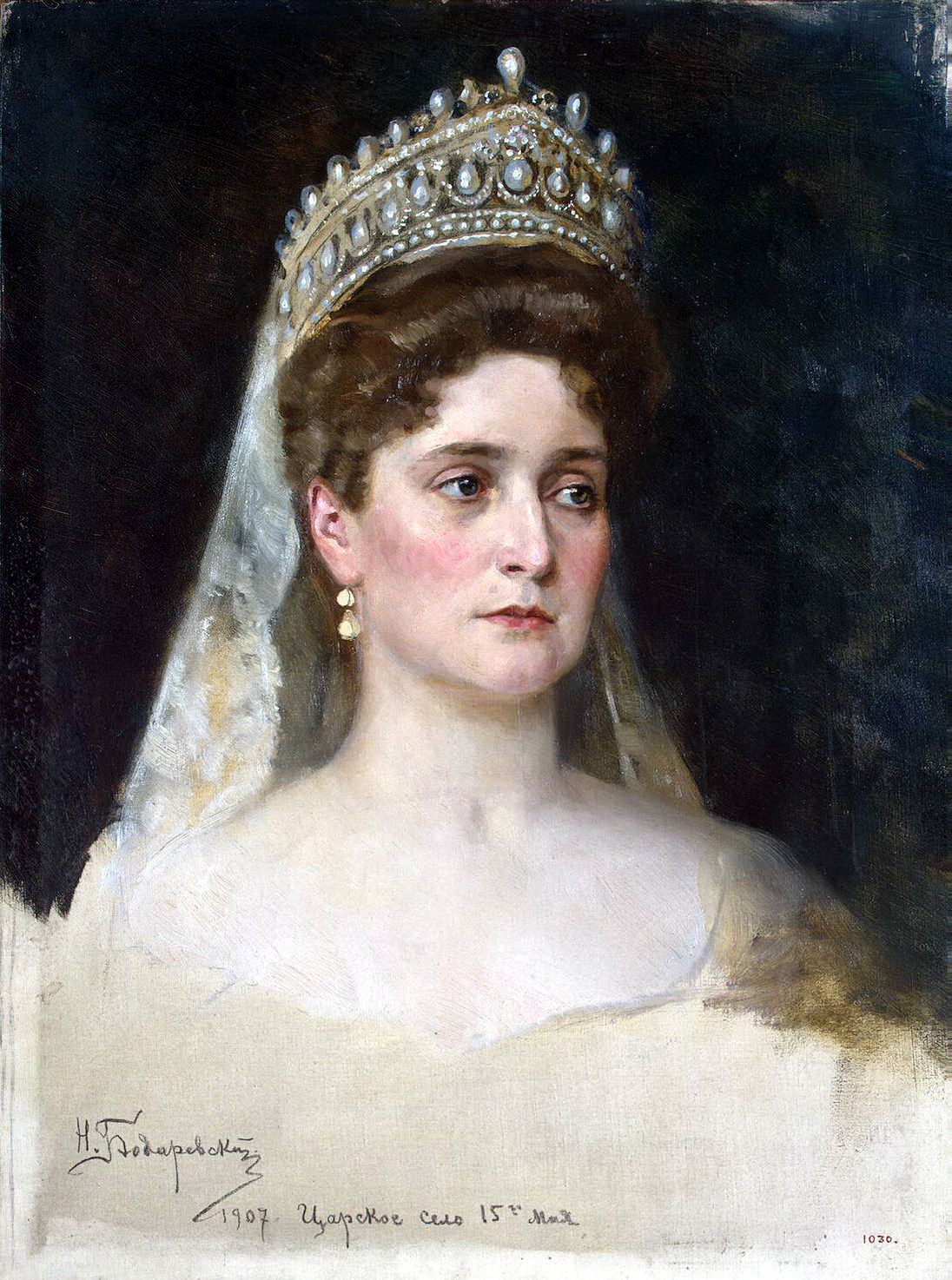 Portrait of Empress Alexandra Feodorovna by Nikolai Bodarevsky