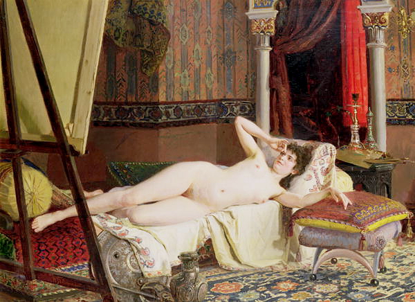 The Artist's Model by Nikolai Bodarevsky