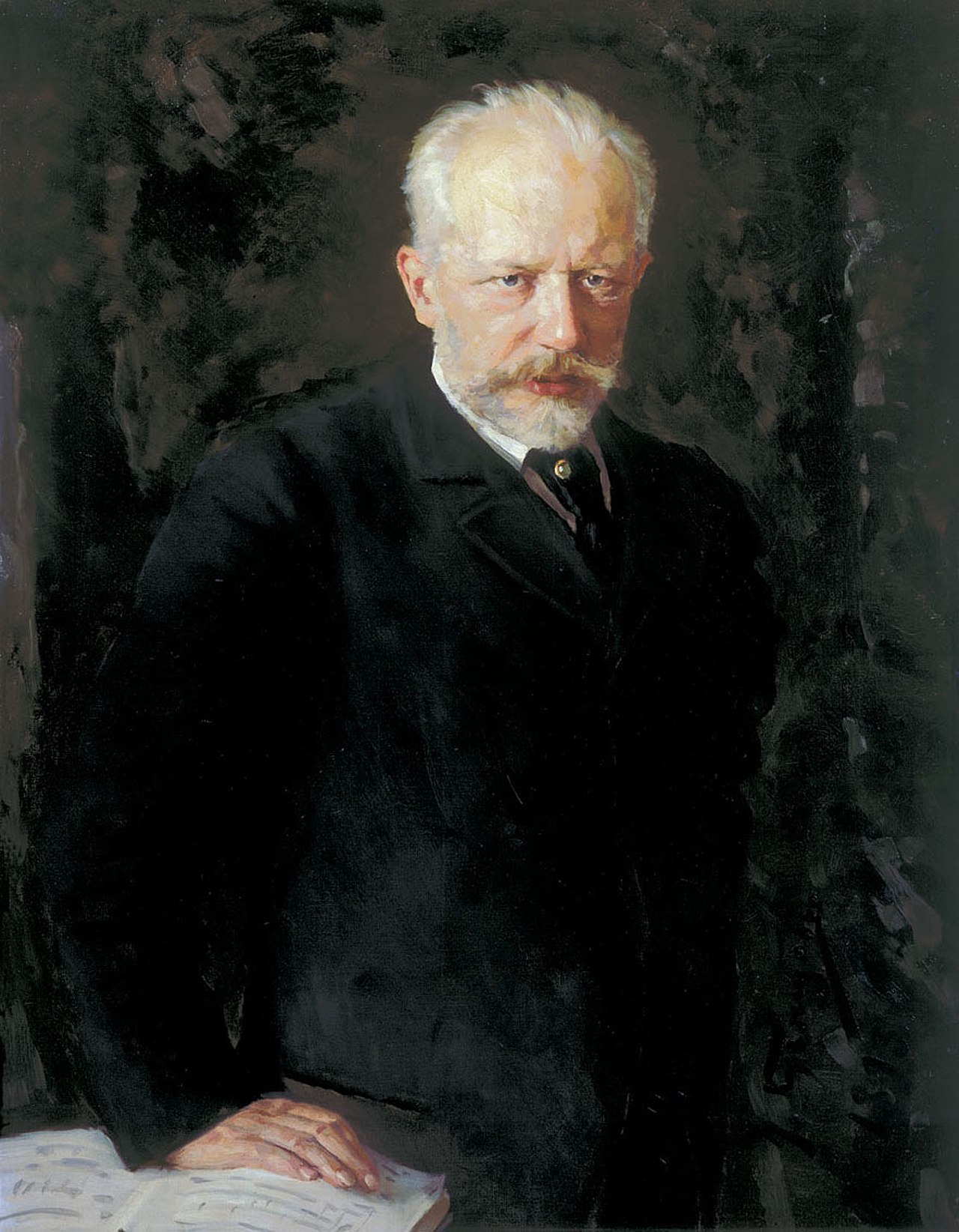 Pyotr Tchaikovsky by Nikolai Dmitriyevich Kuznetsov