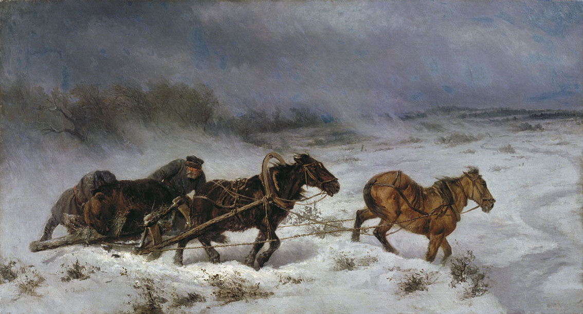 Hunting for bear. by Nikolai Sverchkov