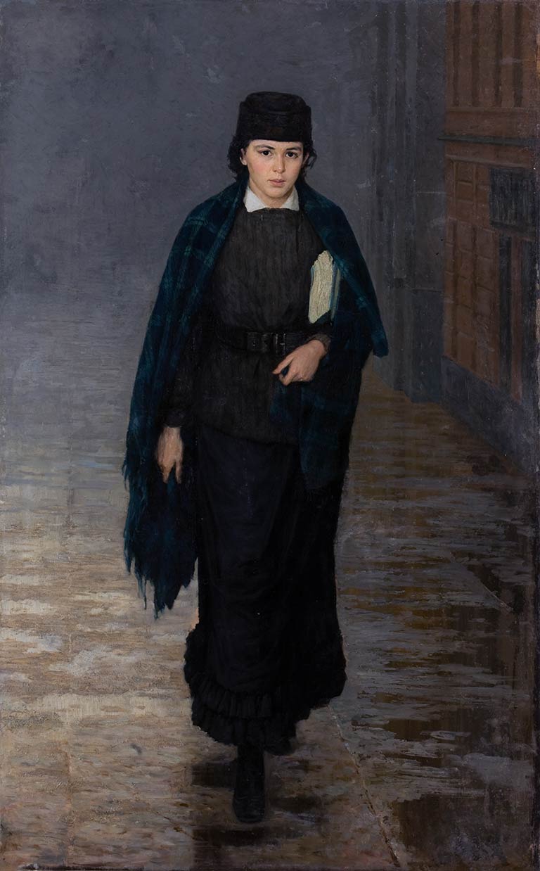 The Student Girl by Nikolai Yaroshenko