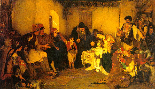 The Betrothal of the Children by Nikolaos Gyzis