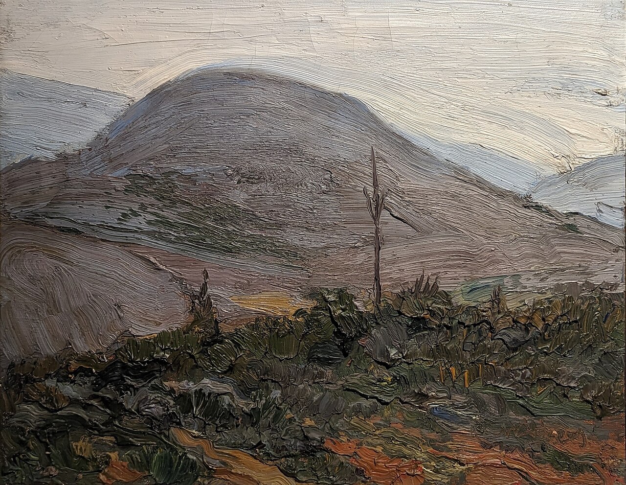 Landscape with Mountain by Nikolaos Lytras by Nikolaos Lytras