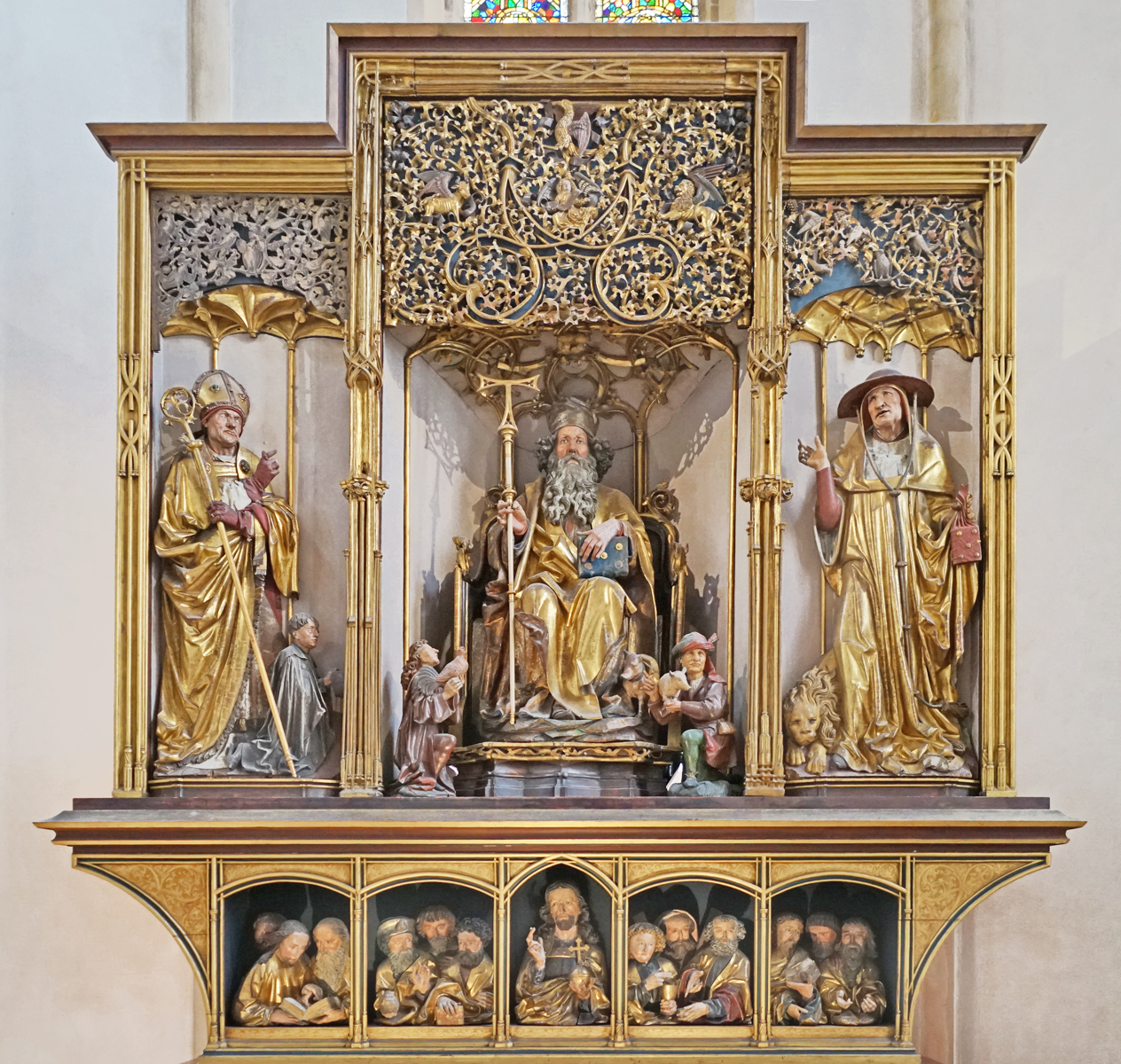 Isenheimer Altar, sculptures by Nikolaus Hagenauer