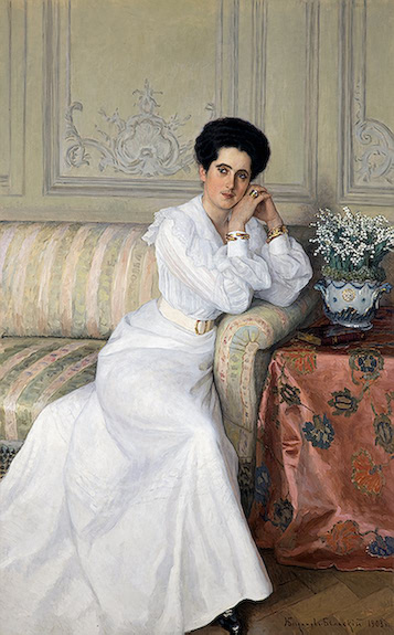 Portrait of Princess D.Gorchakova by Nikolay Bogdanov-Belsky