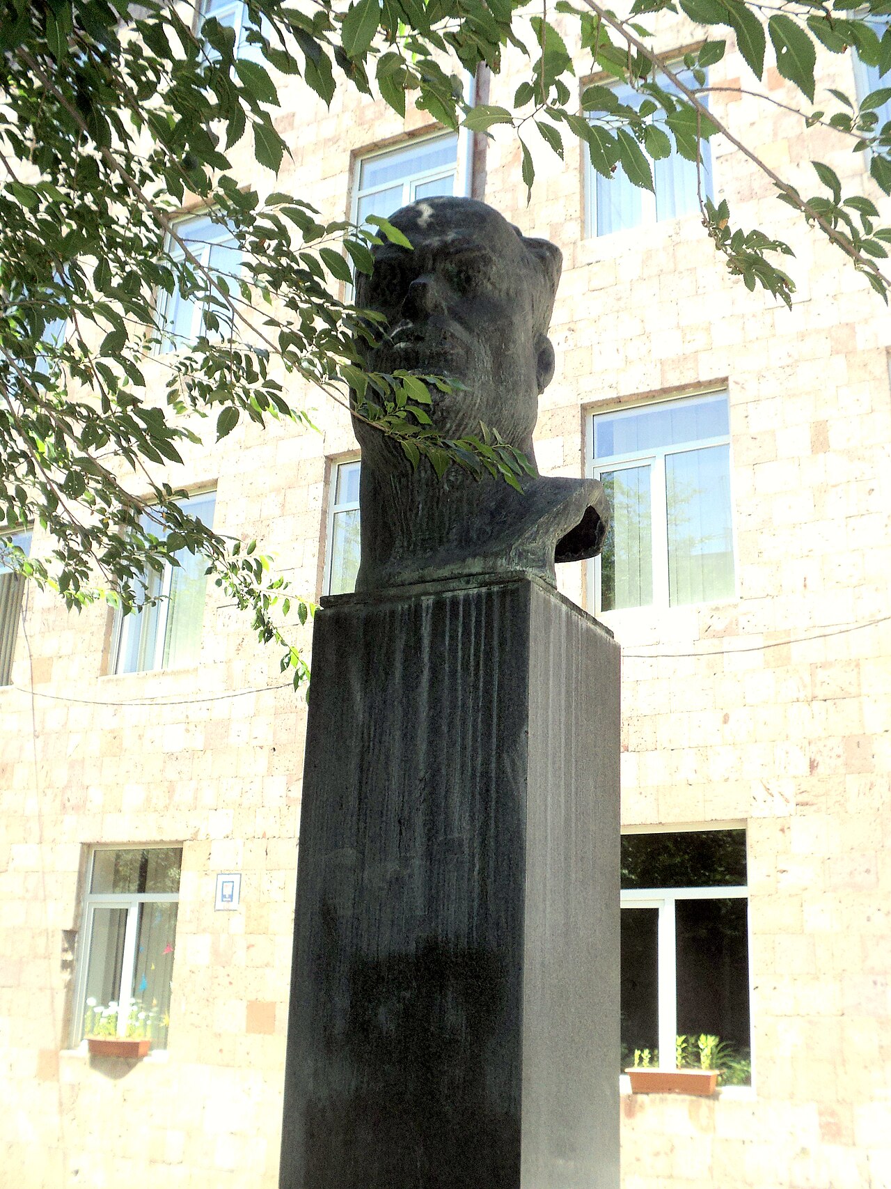 Bust of Nairi Zarian by Nikolay Nikoghosyan