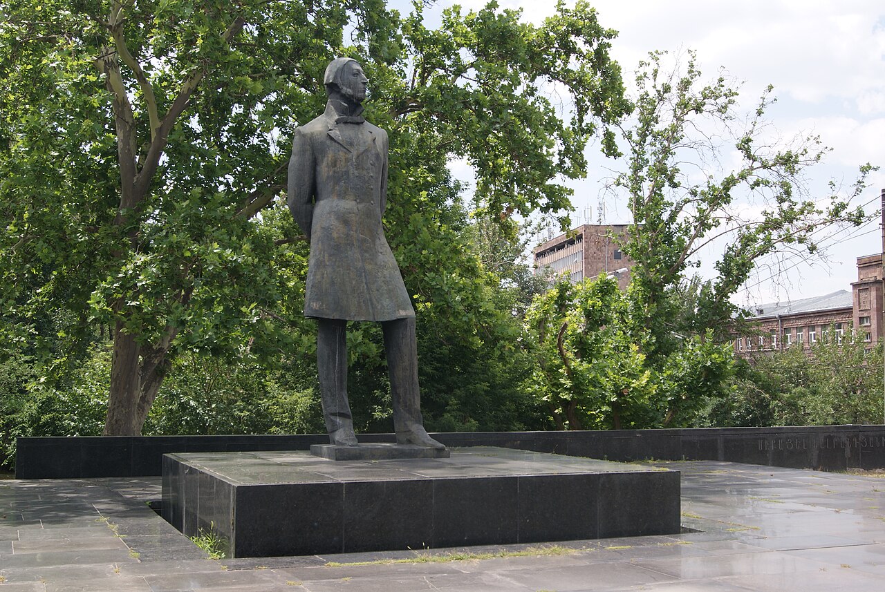 Statue of Mikael Nalbandian in Yerevan by Nikolay Nikoghosyan