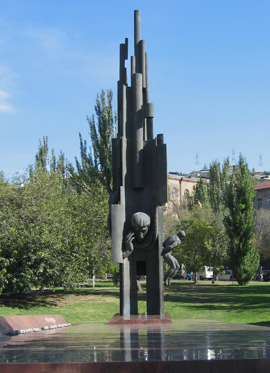 Yeghishe Charents Monument by Nikolay Nikoghosyan