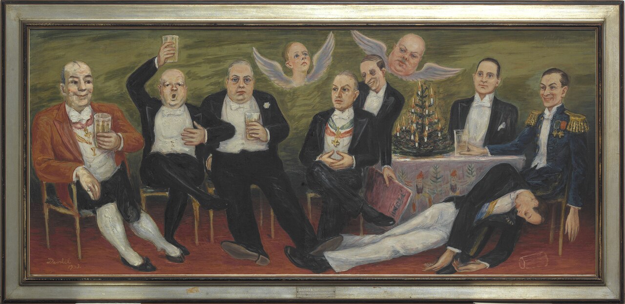 Lilla Julaftonsklubben by Nils von Dardel