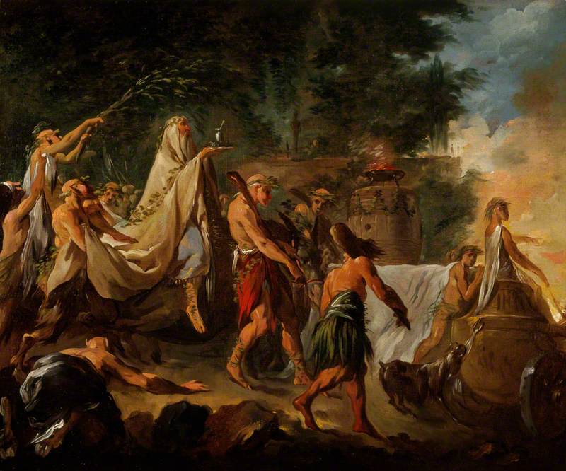 A Druids' Ceremony by Noël Hallé
