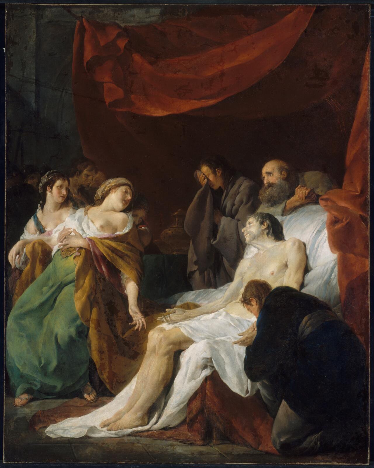 The Death of Seneca by Noël Hallé