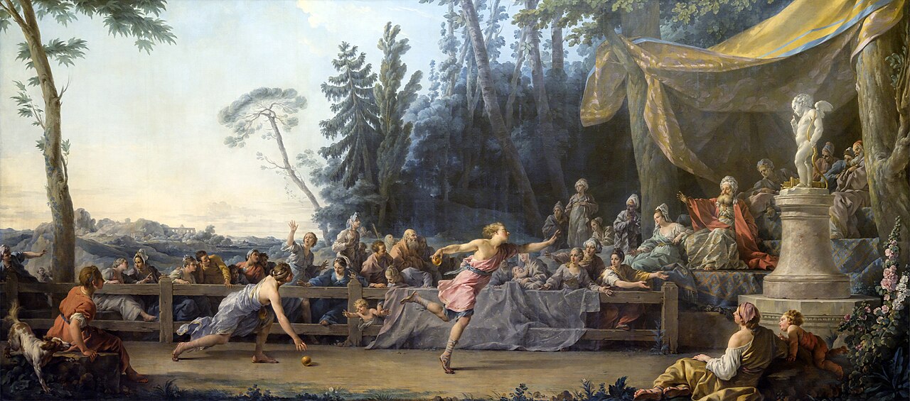 The Race between Hippomenes and Atalanta by Noël Hallé