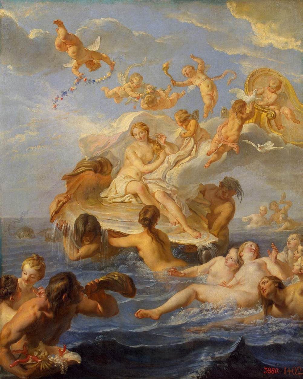 Birth of Venus by Nöel-Nicolas Coypel