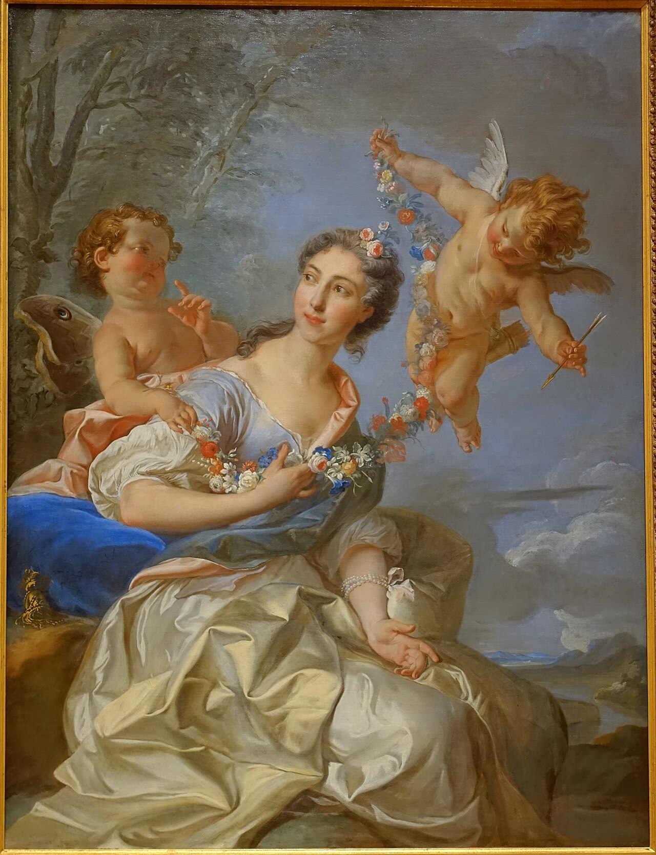 Louise Élisabeth, Madame la Princesse de Conti, as Venus by Nöel-Nicolas Coypel