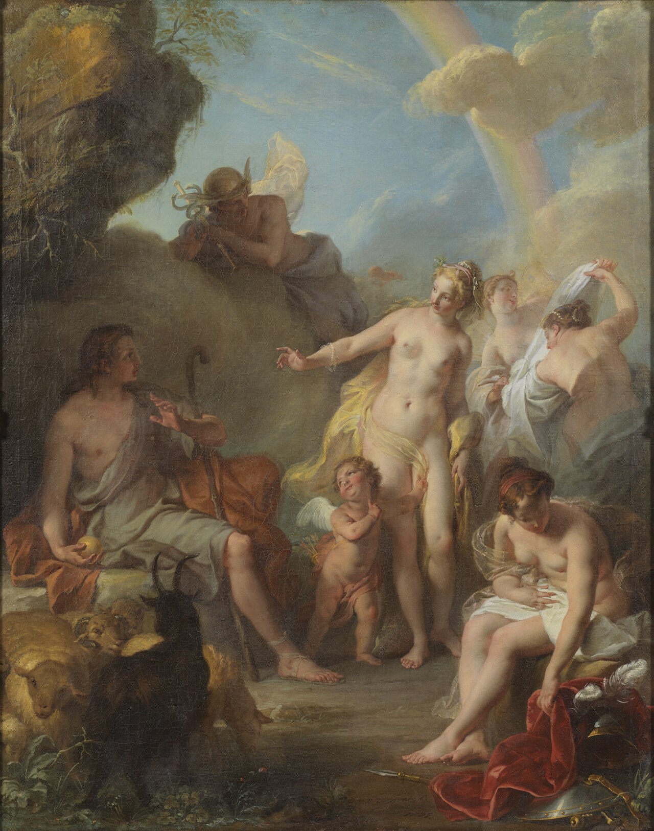 The Judgement of Paris by Nöel-Nicolas Coypel