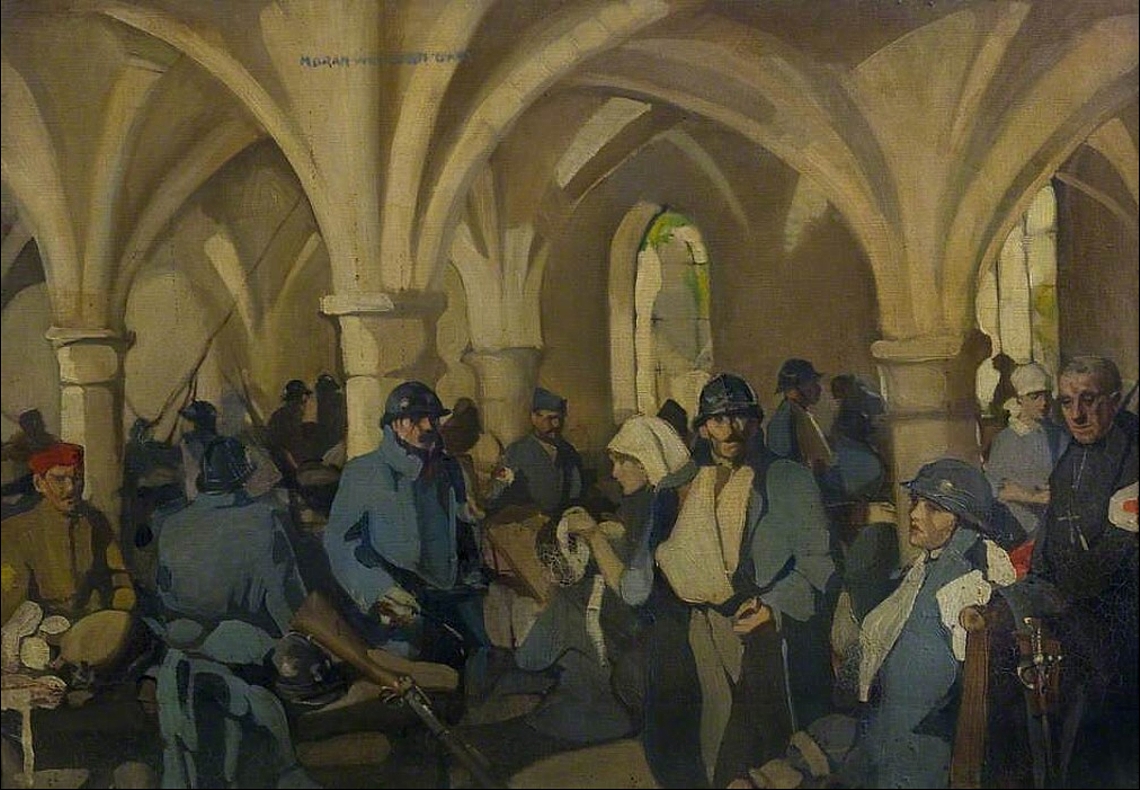 Hôpital Auxiliaire d'Armée 301 – Abbaye de Royaumont by Norah Neilson Gray
