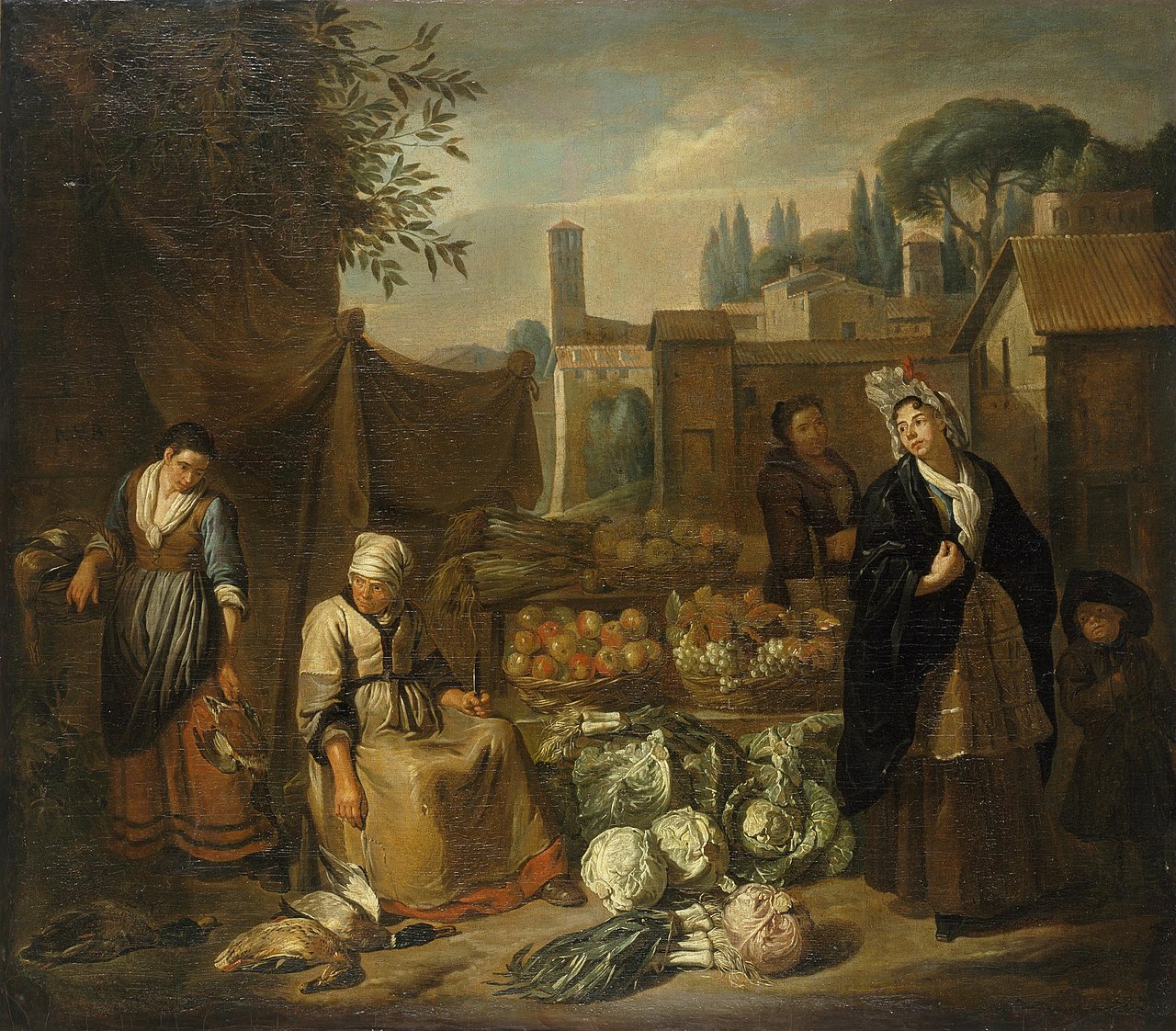 Genre Scene by Norbert van Bloemen