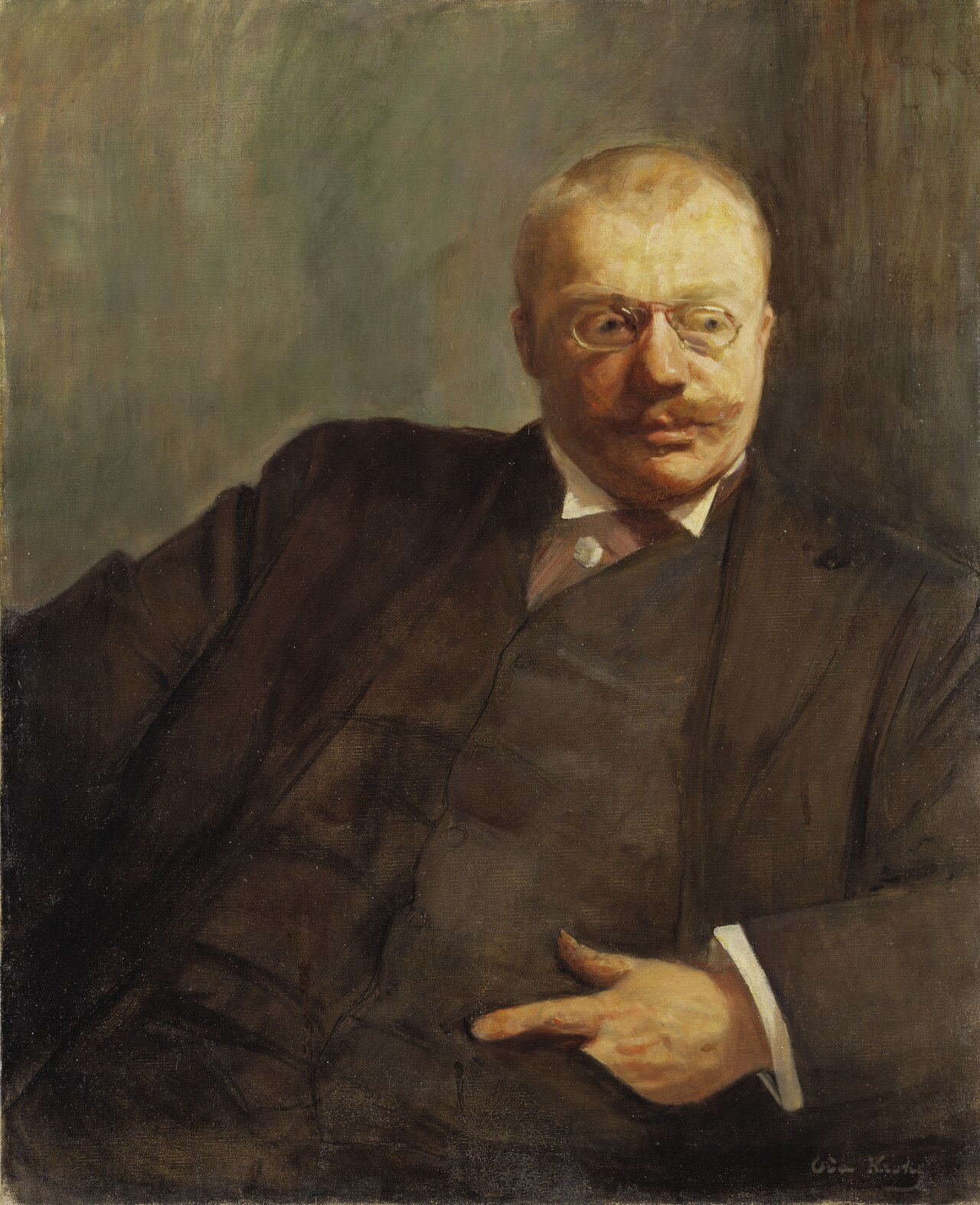 Gunnar Heiberg, the Author by Oda Krohg