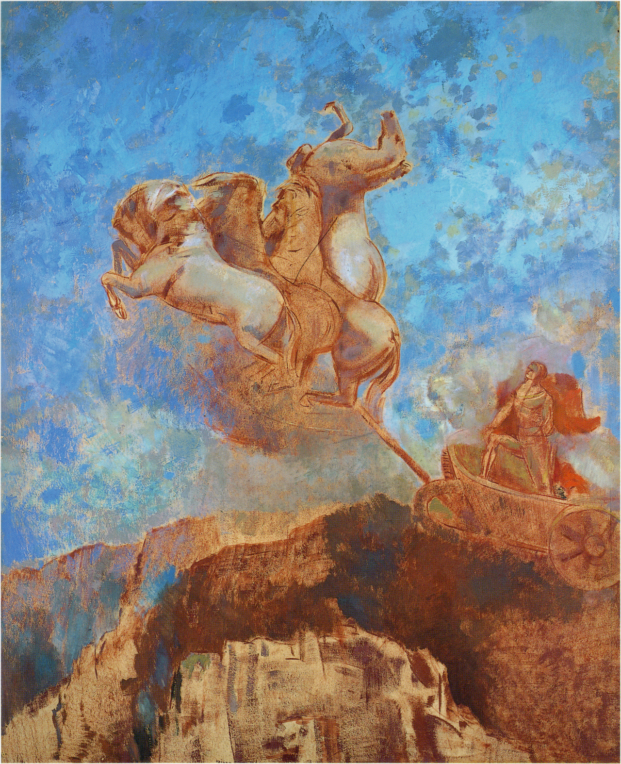 The Chariot of Apollo by Odilon Redon