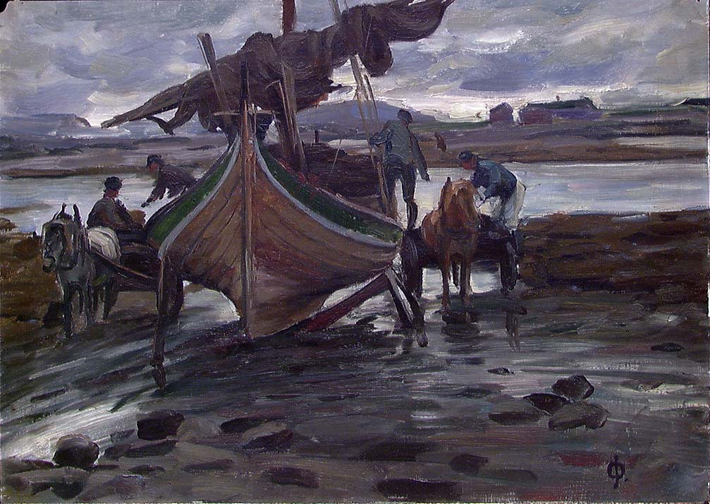 Nordlandsbåt by Ole Juul