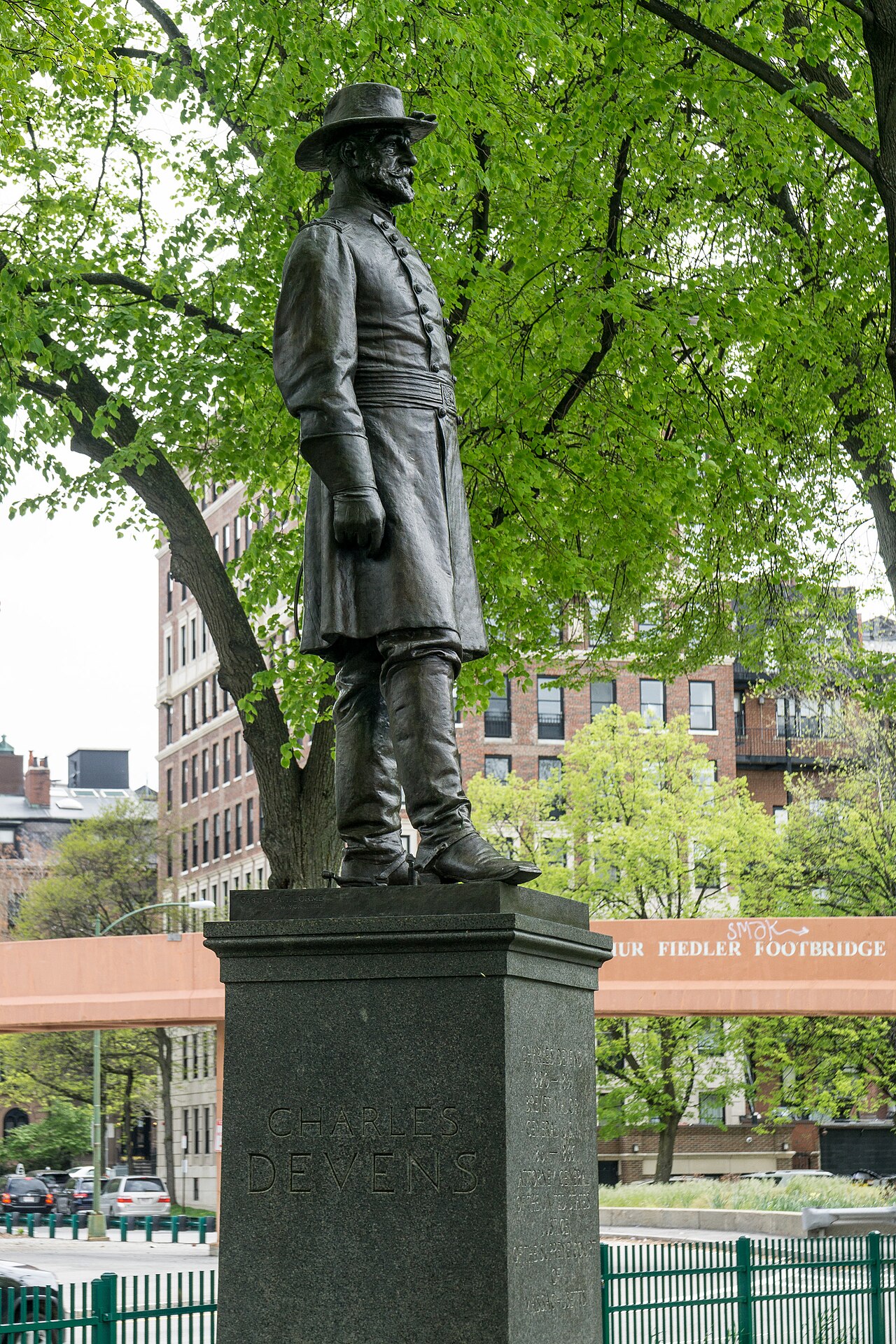 Statue of Charles Devens by Olin Levi Warner
