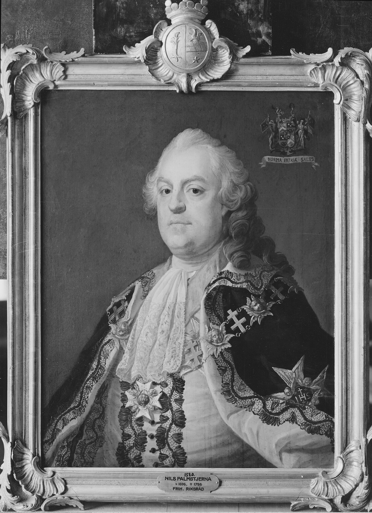 Portrait of Nils Palmstierna, 1696-1766 by Olof Arenius