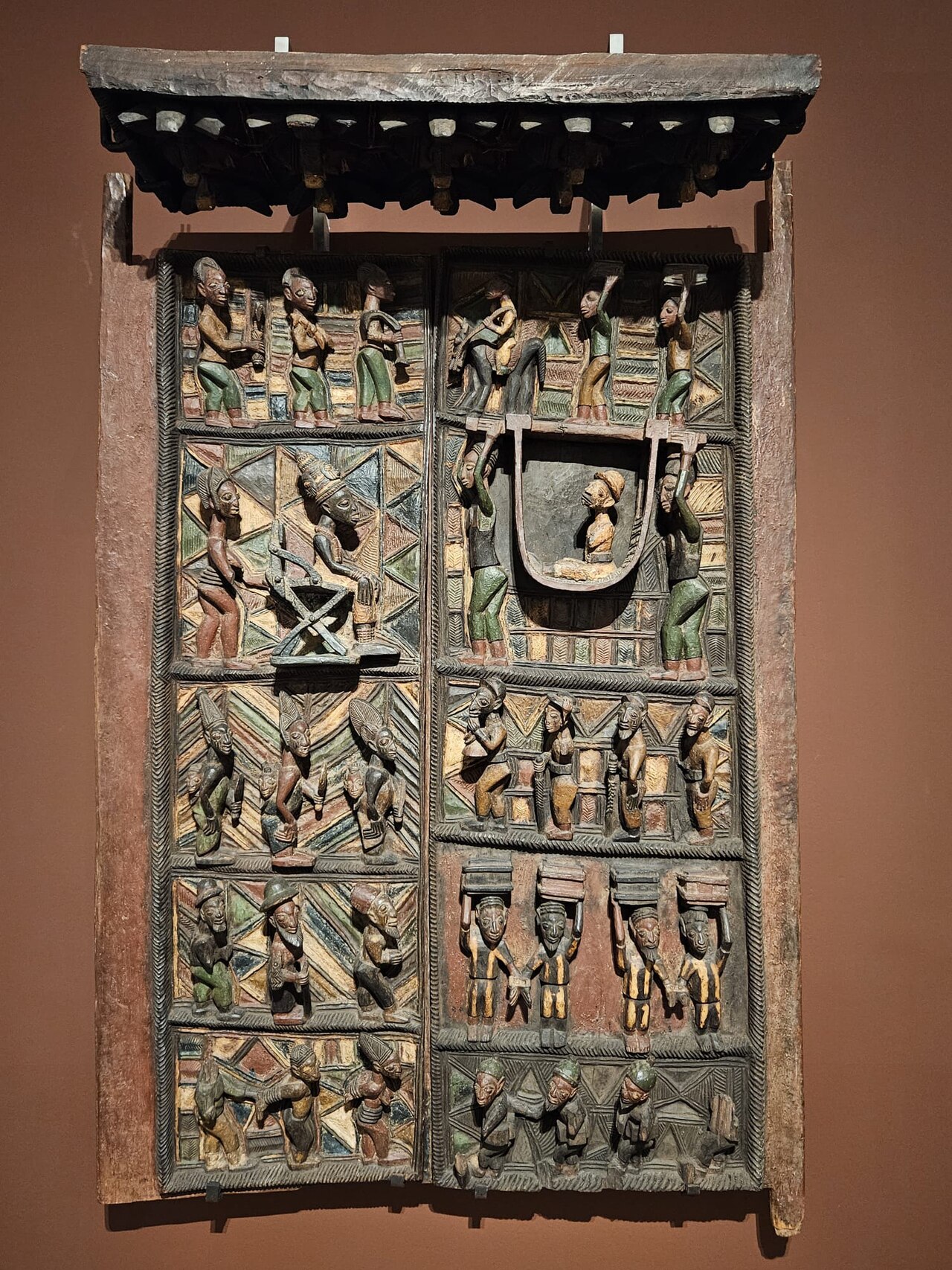 Pair of door panels by Olowe of Ise