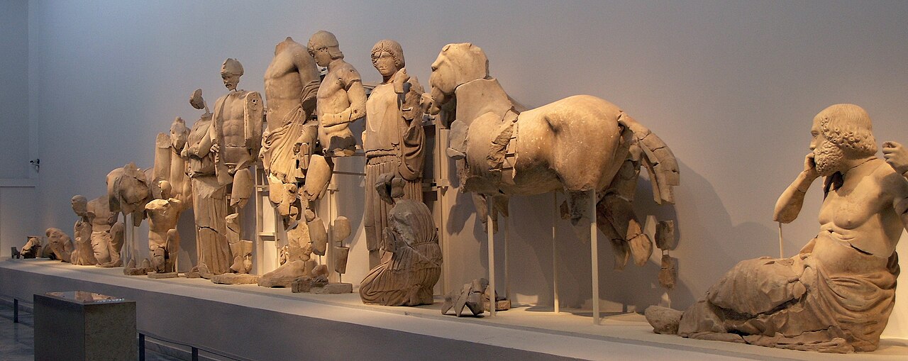 Pediments of the Temple of Zeus in Olympia by Olympia Master