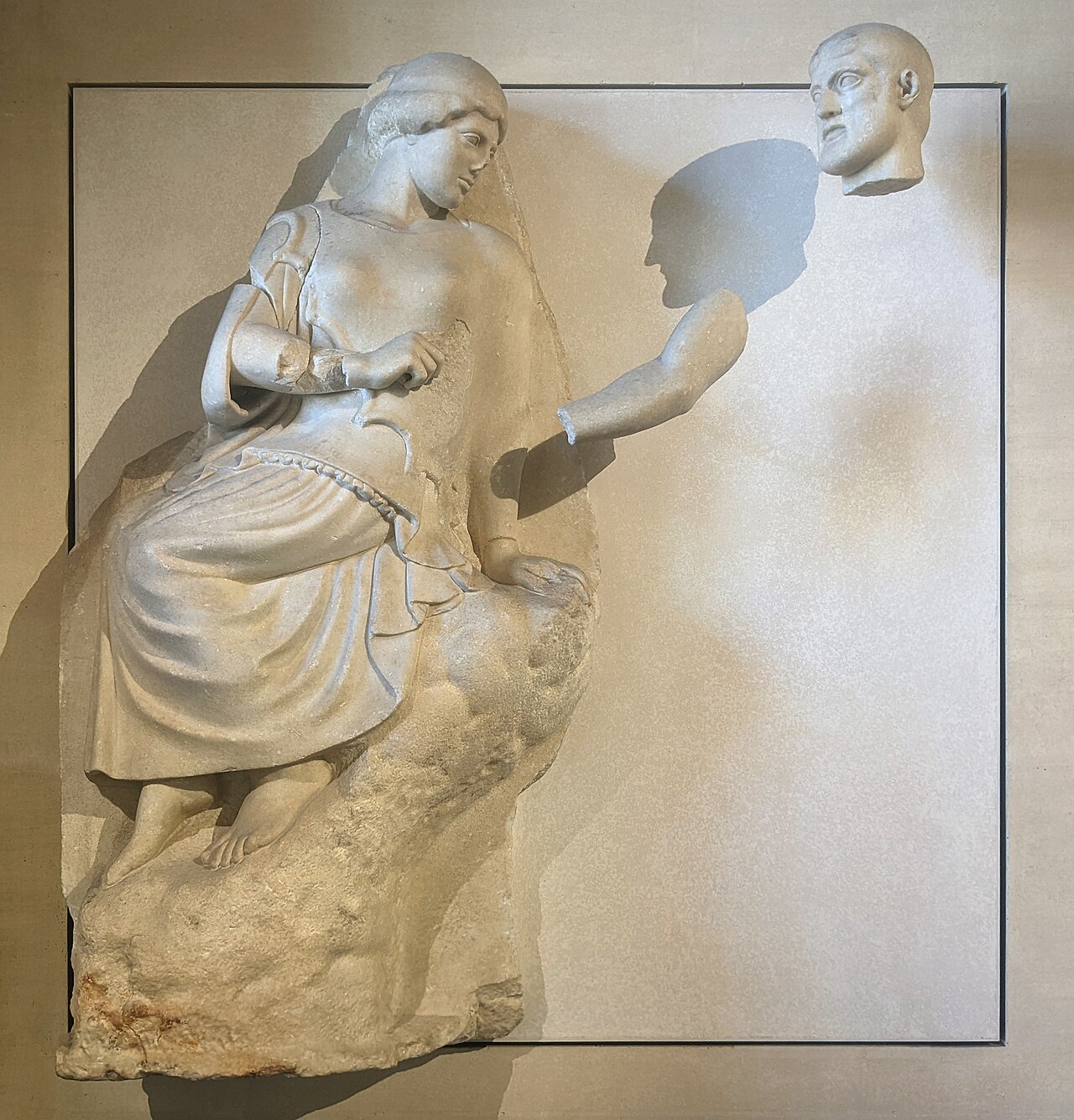 Temple of Zeus in Olympia - Metope by Olympia Master