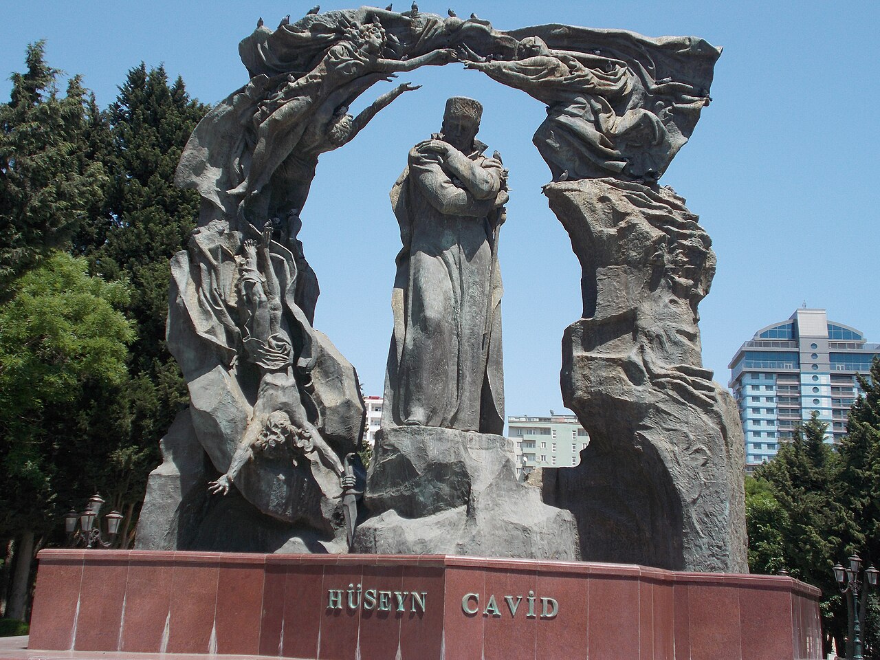 Huseyn Javid Monument by Ömer Eldarov