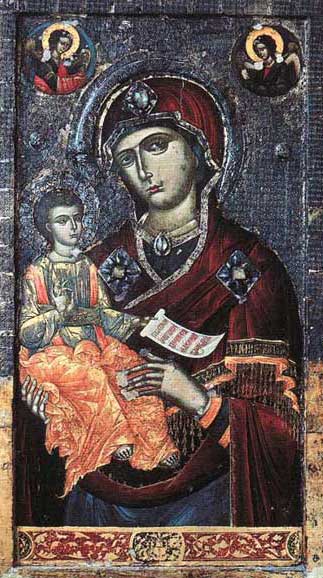 Madonna and Child by Onufri