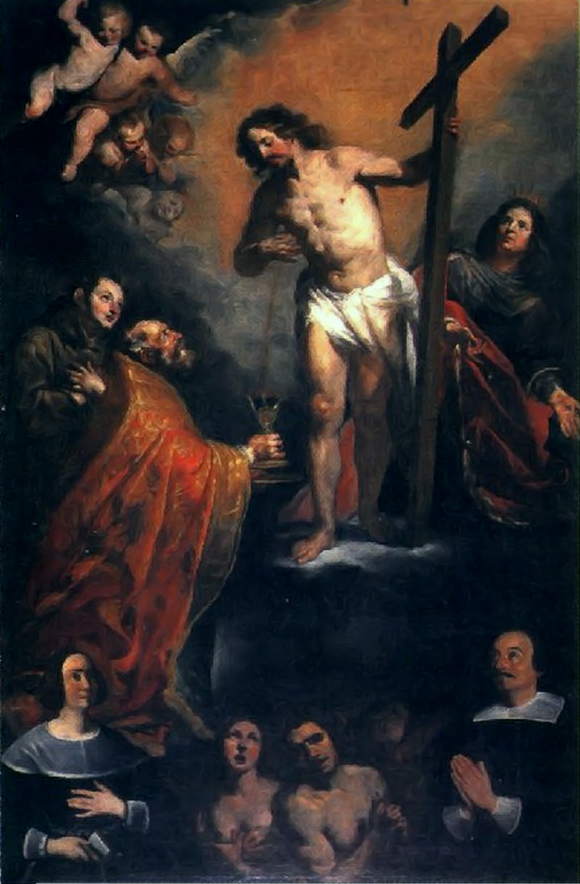 Apparition of Christ to Gregorius I Magnus by Orazio de Ferrari