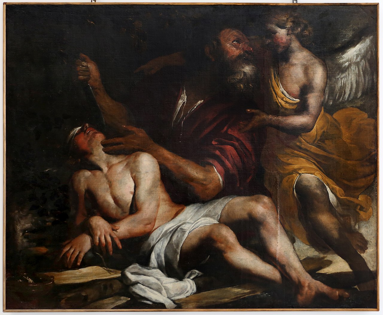 Sacrifice of Isaac by Orazio de Ferrari