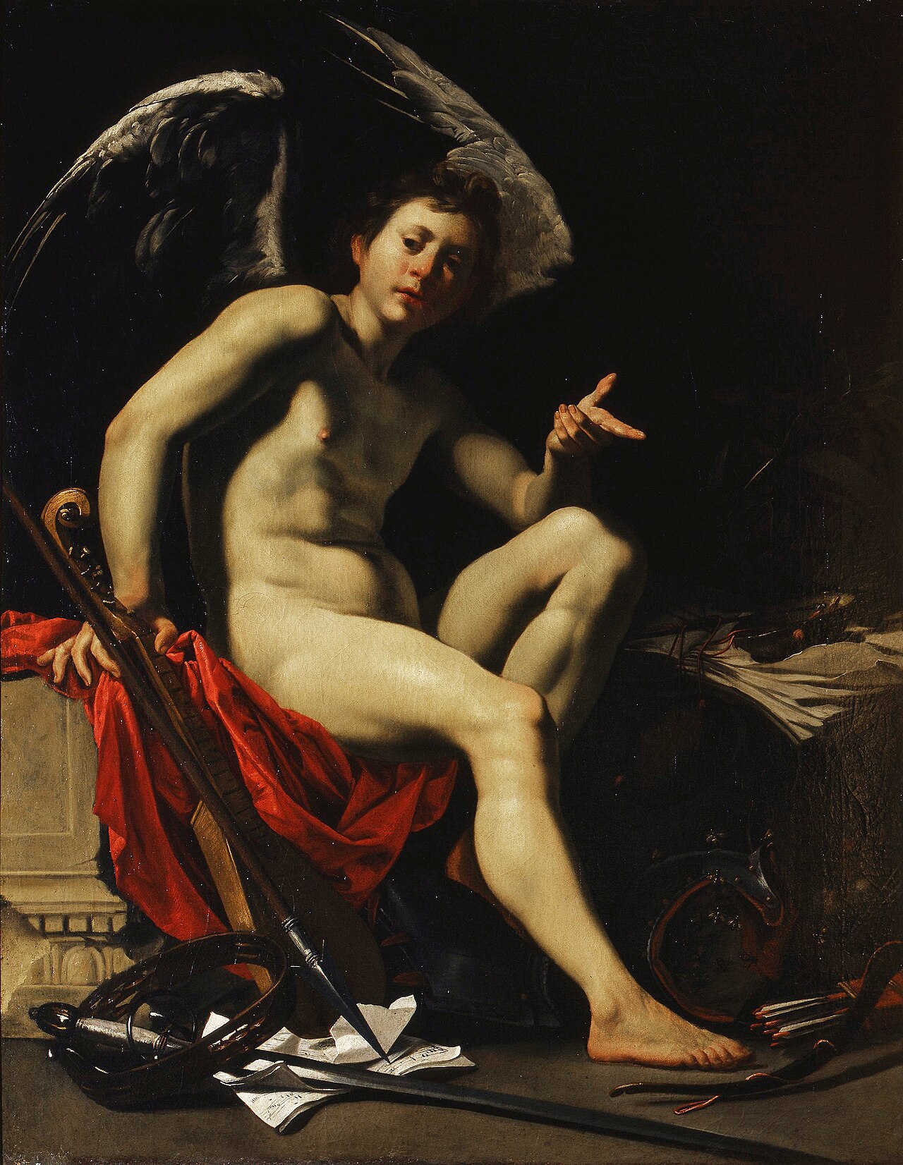 Amor Vincit Omnia by Orazio Riminaldi