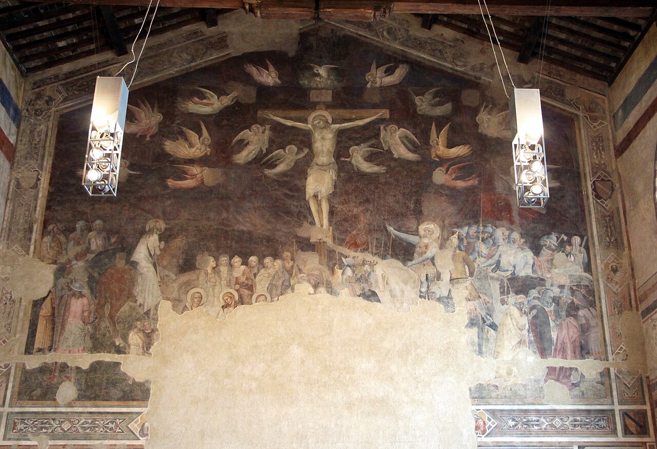 Crucifixion and Last Supper by Orcagna