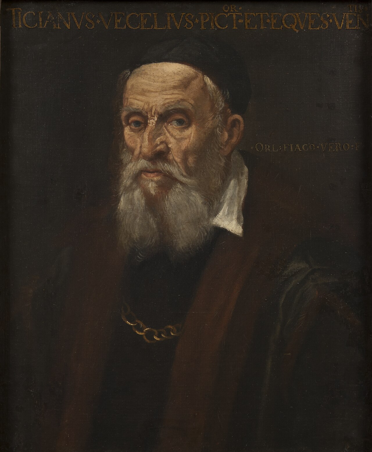 Portrait of Titian by Orlando Flacco