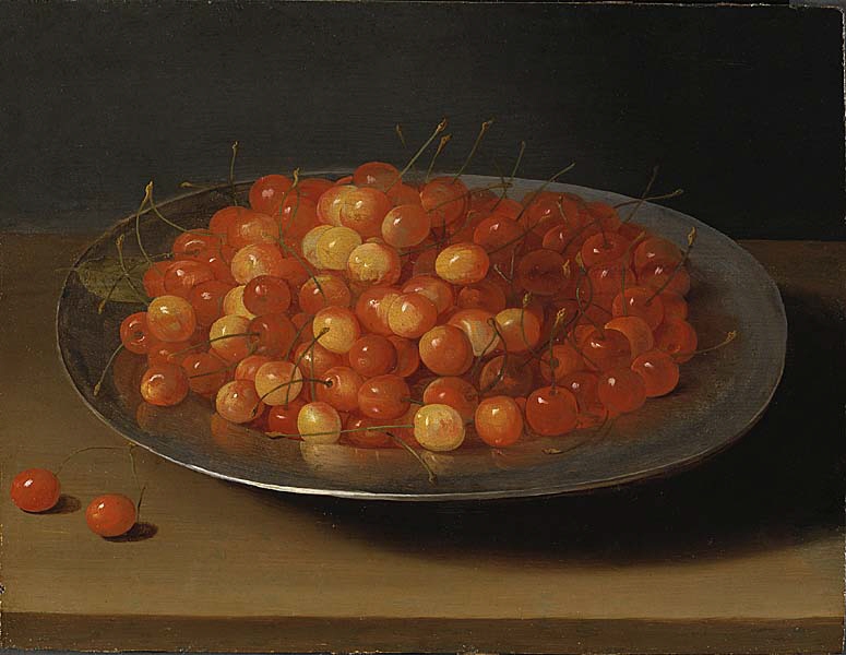 Still Life with Cherries by Osias Beert