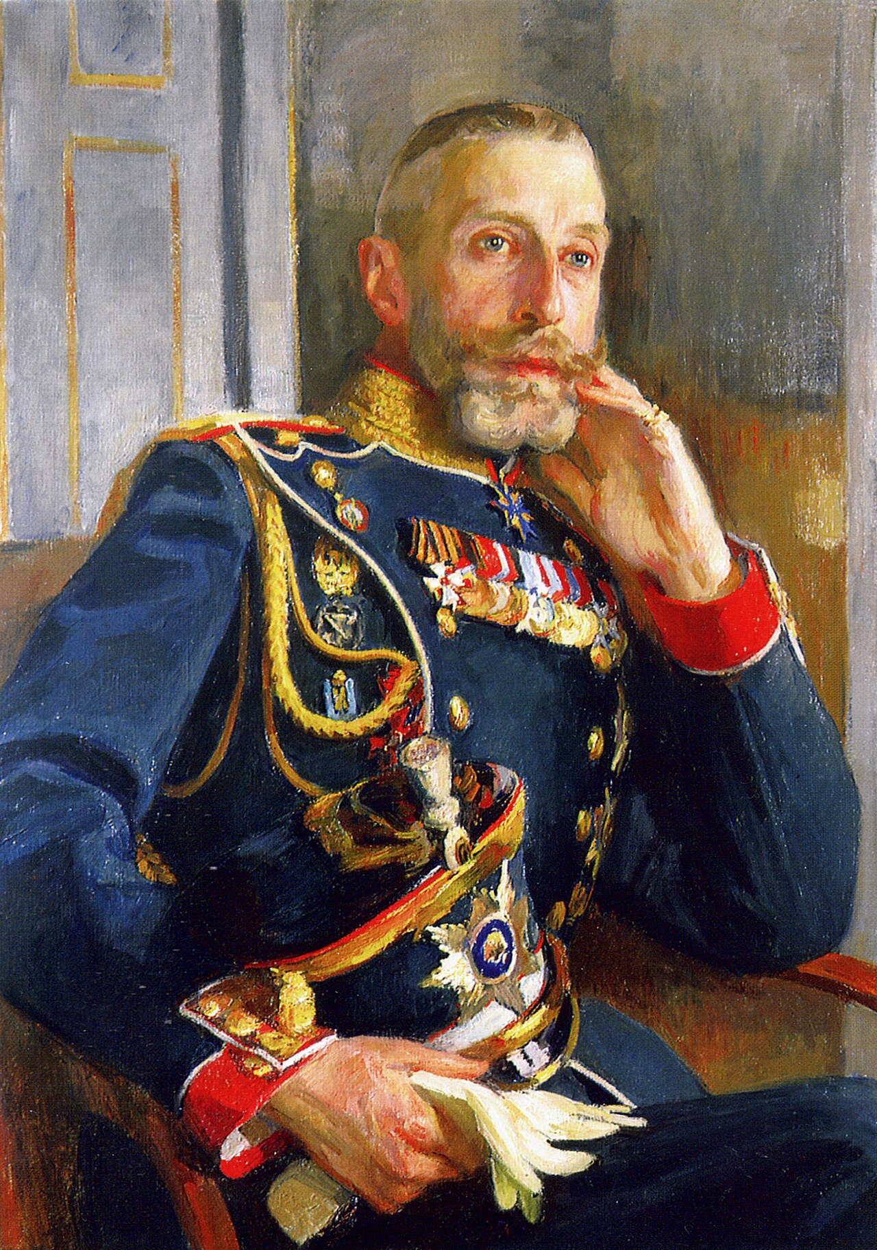 Portrait of Grand Duke Constantine Constantinovich by Osip Braz