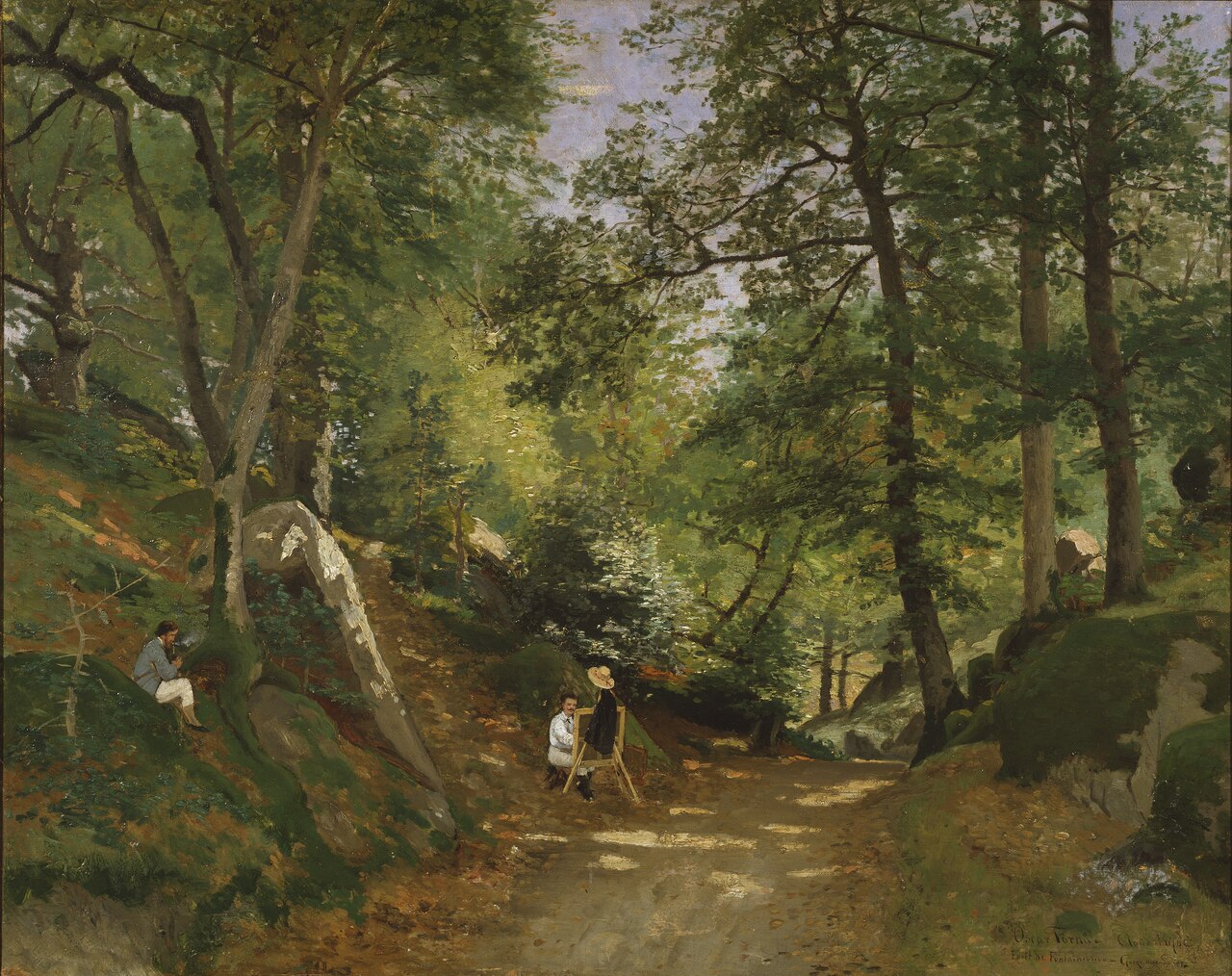 Summer Landscape near Fontainebleau by Oskar Emil Törnå