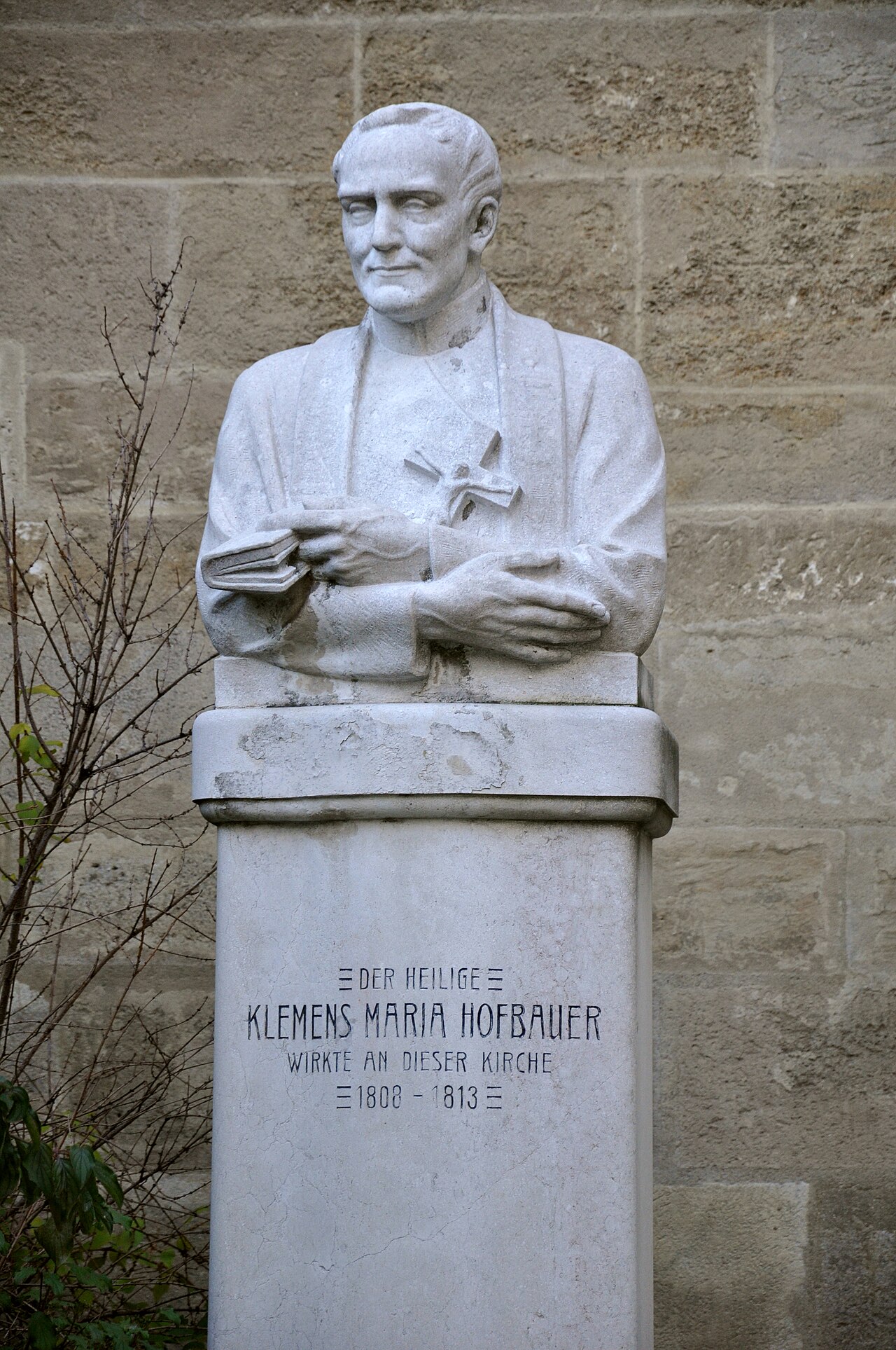 Clemens Maria Hofbauer monument, Minoritenplatz Vienna by Oskar Thiede