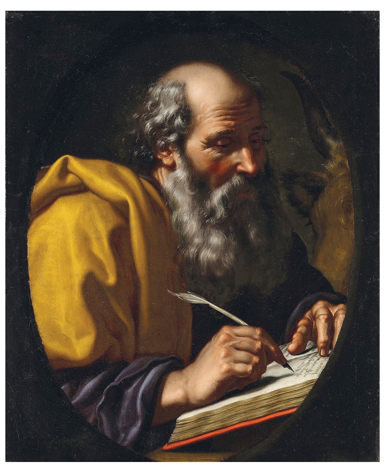 Saint Luke by Ottavio Vannini