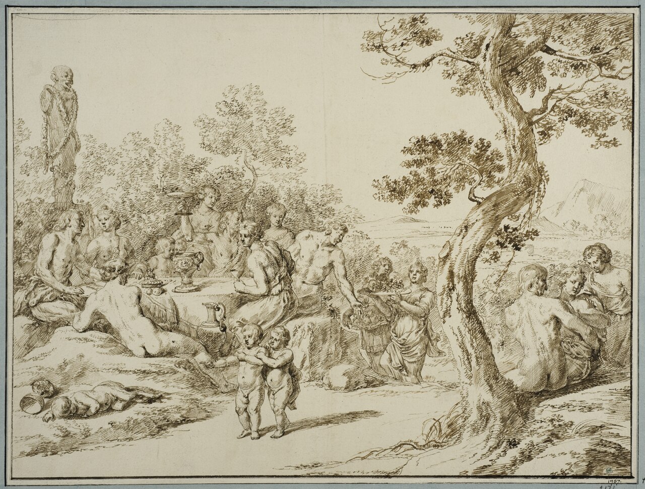 Bacchanal by Ottmar Elliger the Younger