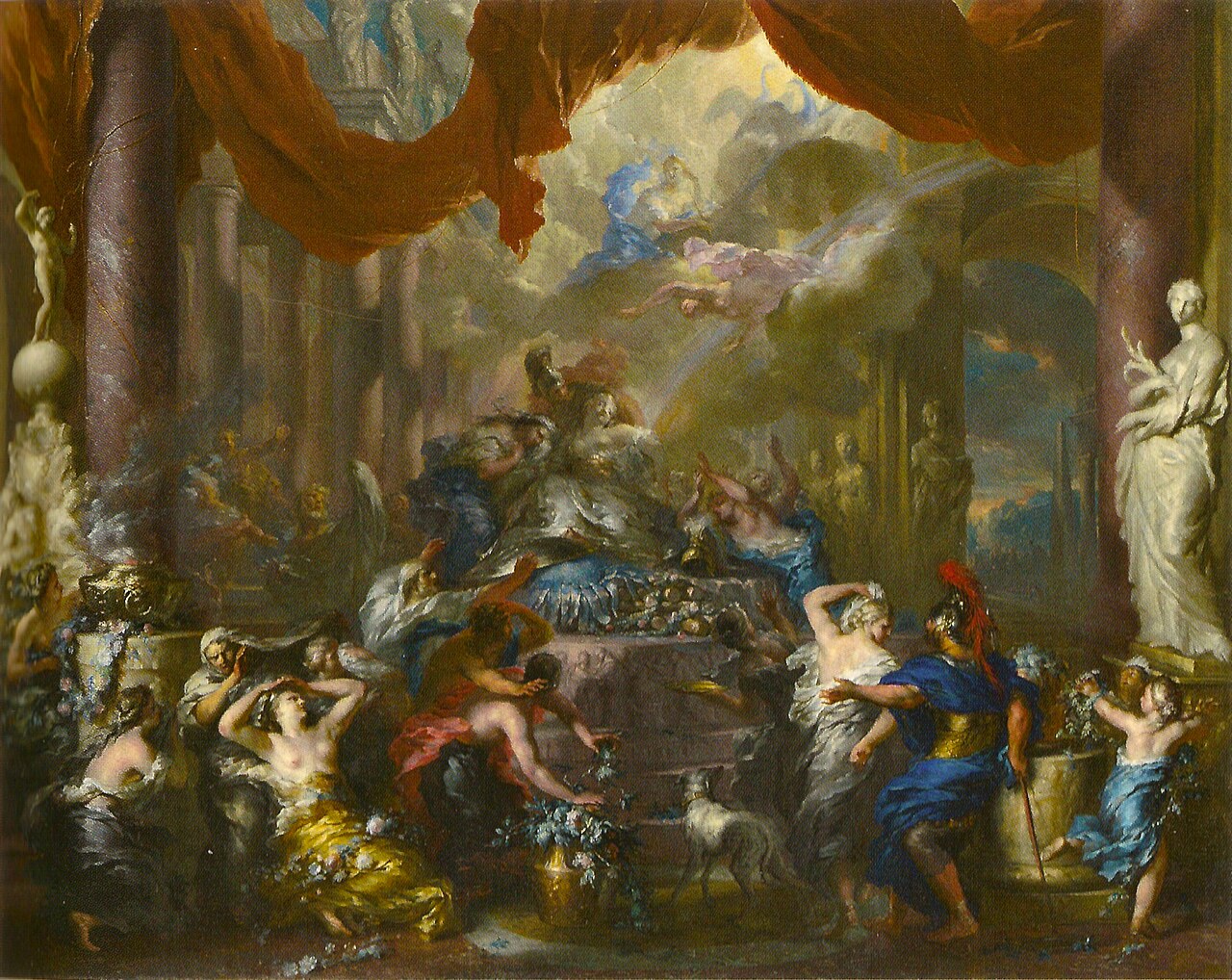 The death of Dido by Ottmar Elliger the Younger