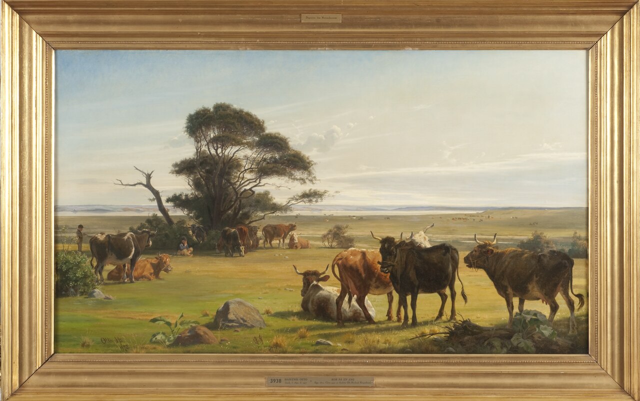 Cows in a Meadow by Otto Carl Bentzon Haslund