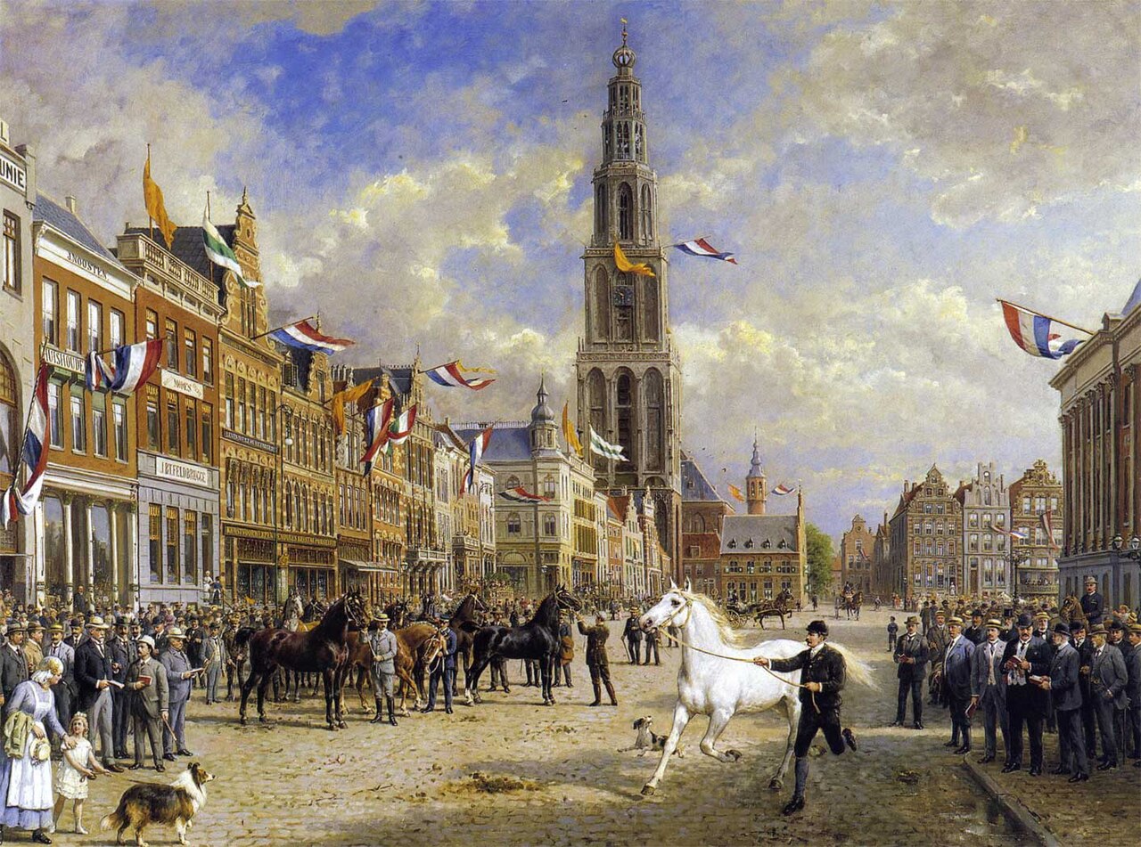 De Paardenkeuring by Otto Erelman
