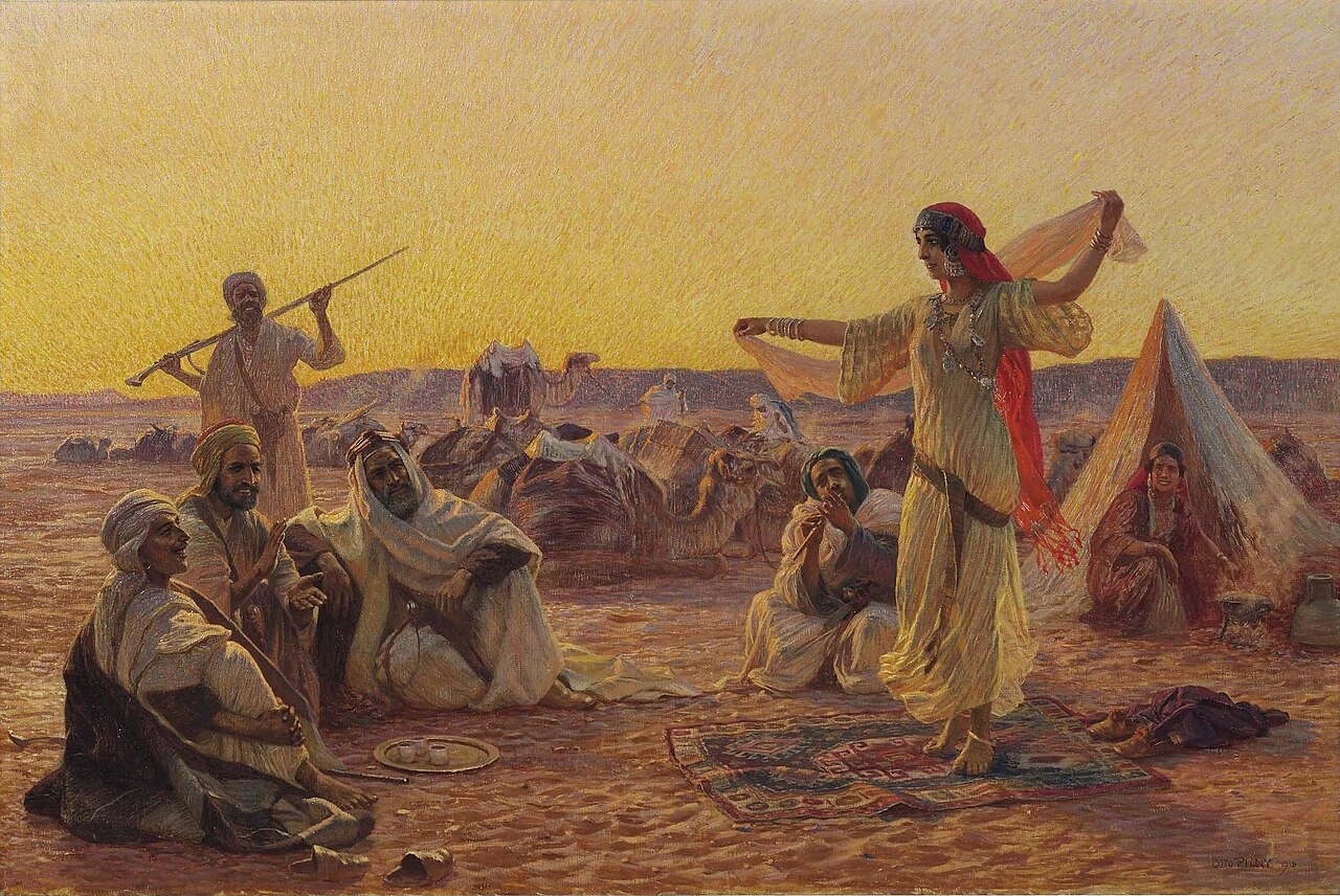A dance in the desert by Otto Pilny