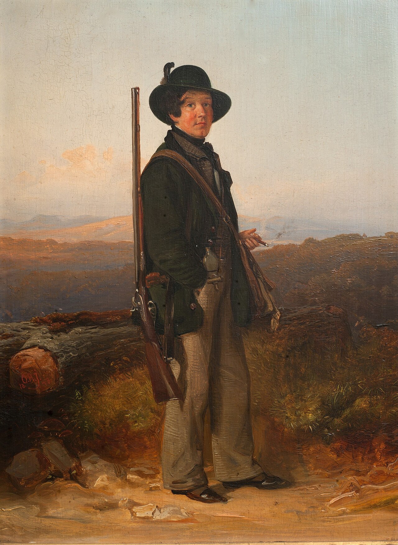 The Hunter by Otto Reinhold Jacobi