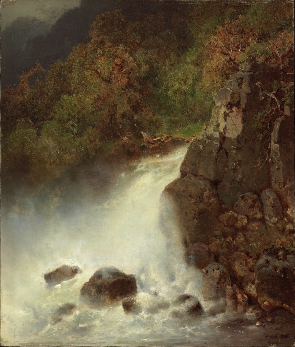 Waterfall by Otto Reinhold Jacobi